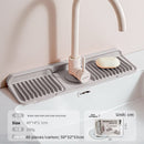 Upgraded Button Silicone Faucet Drain Mat Kitchen Sink Storage Mat Lavatory Mat