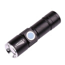 Mini UV Flashlight with White and Purple Light