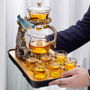 Semi-Automatic Teaware Suit Magnetic Suction Glass Tea Maker