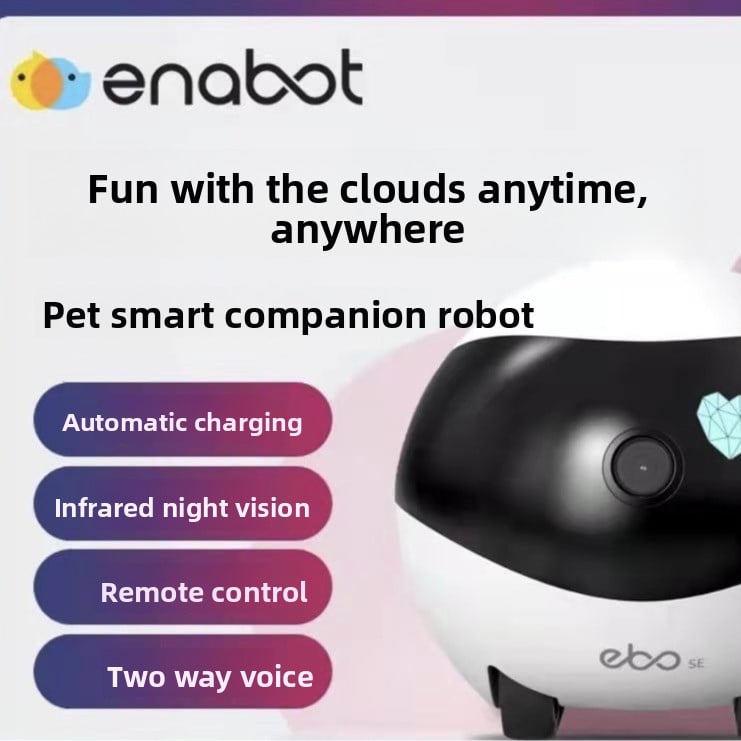 ebo robot intelligent pet monitoring camera