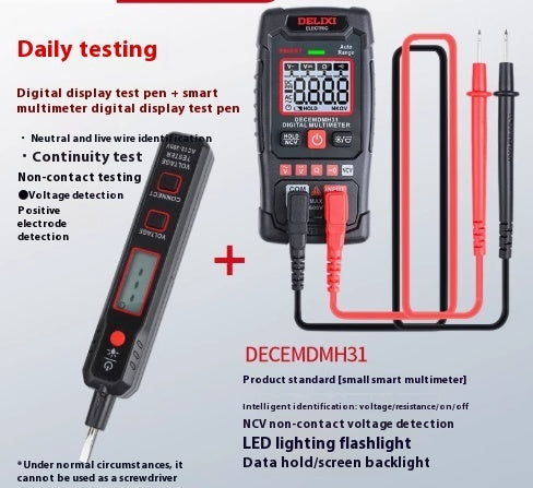 Intelligent Multimeter High-precision Digital Display Anti-burning Multi-function