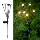 Solar Outdoor Waterproof Firefly Garden Light with LED
