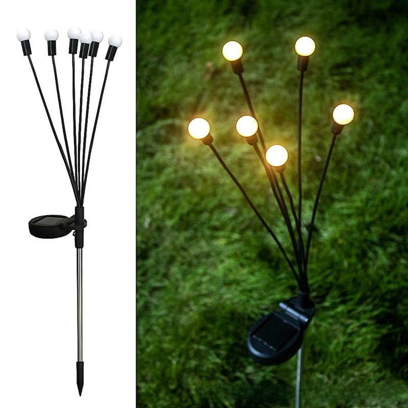 Solar Outdoor Waterproof Firefly Garden Light with LED
