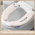 Thickened Fleece Toilet Seat Universal Paste