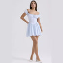 Modern Square-Neck Dress Top