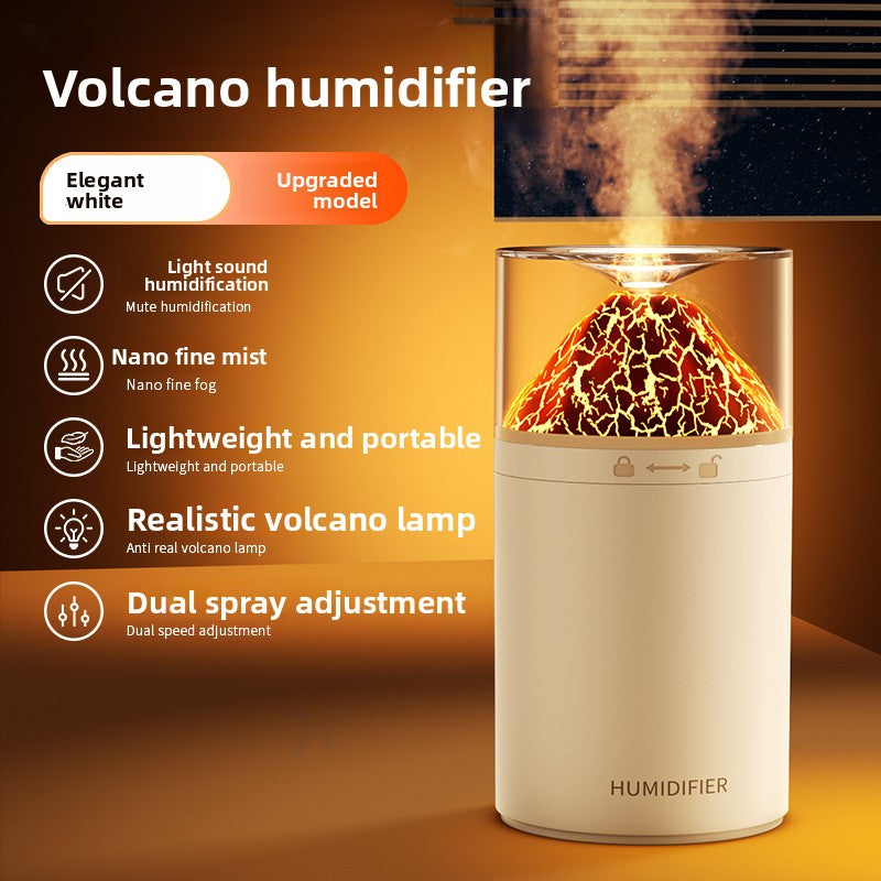Ultra-Quiet USB Humidifier with Ambient Light for Home/Office