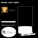 LED lamp memo board bedside lamp
