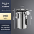 Coffee Bean Stainless Steel Sealed Container