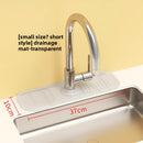 Upgraded Button Silicone Faucet Drain Mat Kitchen Sink Storage Mat Lavatory Mat