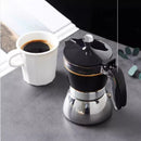 Stainless Steel Transparent Moka Coffee Pot