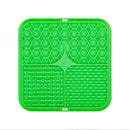 Silicone Pet Licking Mat Slow Feeder with Suction Base ? Anti-Choke Dog/Cat Food Bowl