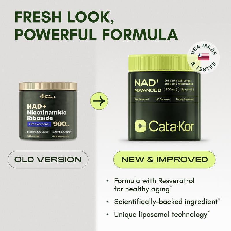 NAD Nicotinamide Vitamin Supplement Capsules