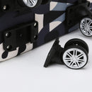 Wheeled Travel Luggage Bag with Water-Repellent Oxford Fabric