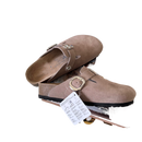 Super leather Bohken half-slip-on head-covering slip-on shoes