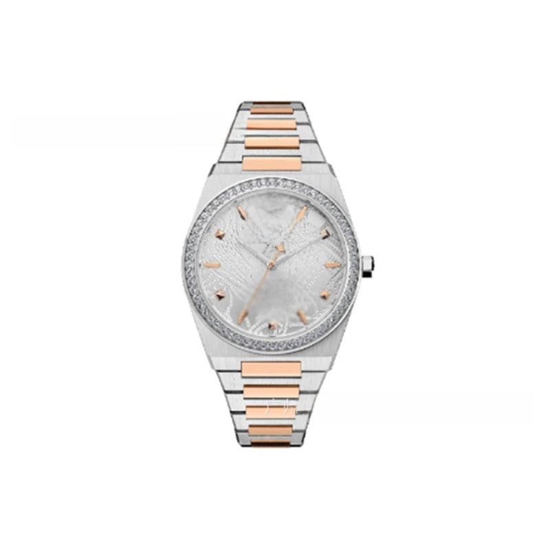 Pearl-set diamond style Saturn watch