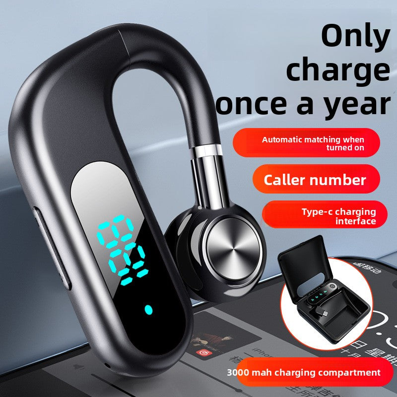 Ear-Mounted Bluetooth Headset Wireless Air Conduction Ultra-Long Standby Life