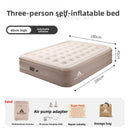 Inflatable mattress for outdoor camping folding bed