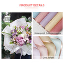 20 Sheets Waterproof Floral Wrapping Paper Sheets Fresh Flowers Bouquet Gift Packaging Wrapping Paper Sheets