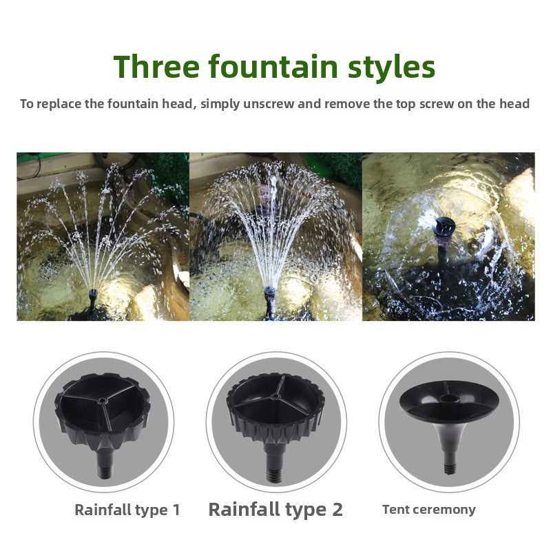 Pond Circulating Water Pump with UV Light for Fountain and Filtration