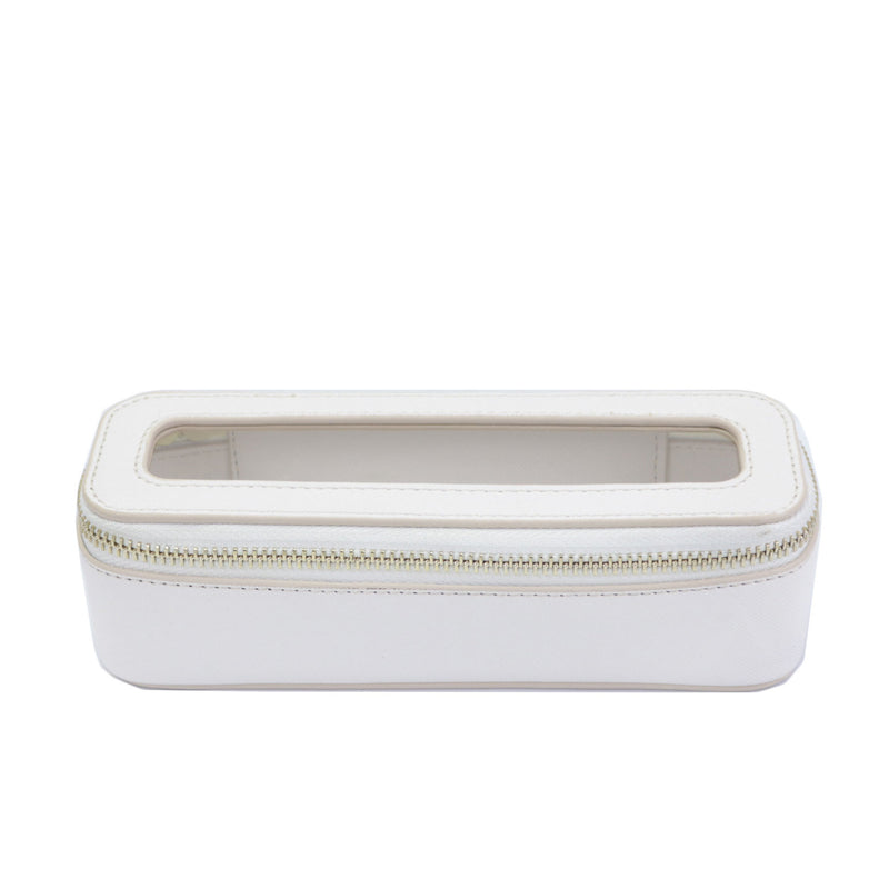 Portable Waterproof Leather TPU Transparent Toiletry Bag