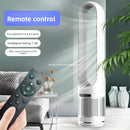 Vertical silent bladeless electric fan