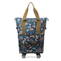Wheeled Travel Luggage Bag with Water-Repellent Oxford Fabric
