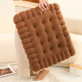 Nordic Creative Soft Plush Simulation Biscuit Office Seat Cushion