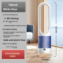 Vertical silent bladeless electric fan