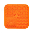 Silicone Pet Licking Mat Slow Feeder with Suction Base ? Anti-Choke Dog/Cat Food Bowl