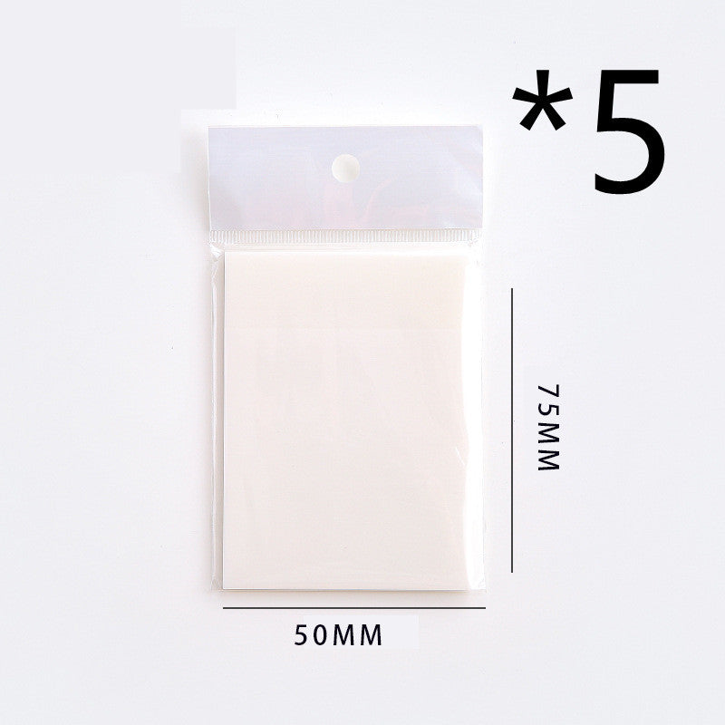 ملاحظات لاصقة شفافة من مادة البولي إيثيلين تيرفثالات مقاومة للماء