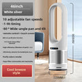 Vertical silent bladeless electric fan