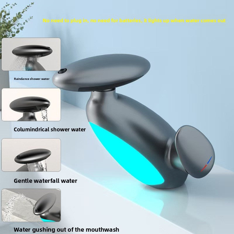 Bathroom Faucet with Ambient Light