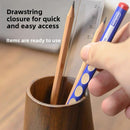 Solid Wood Retro Pen Holder