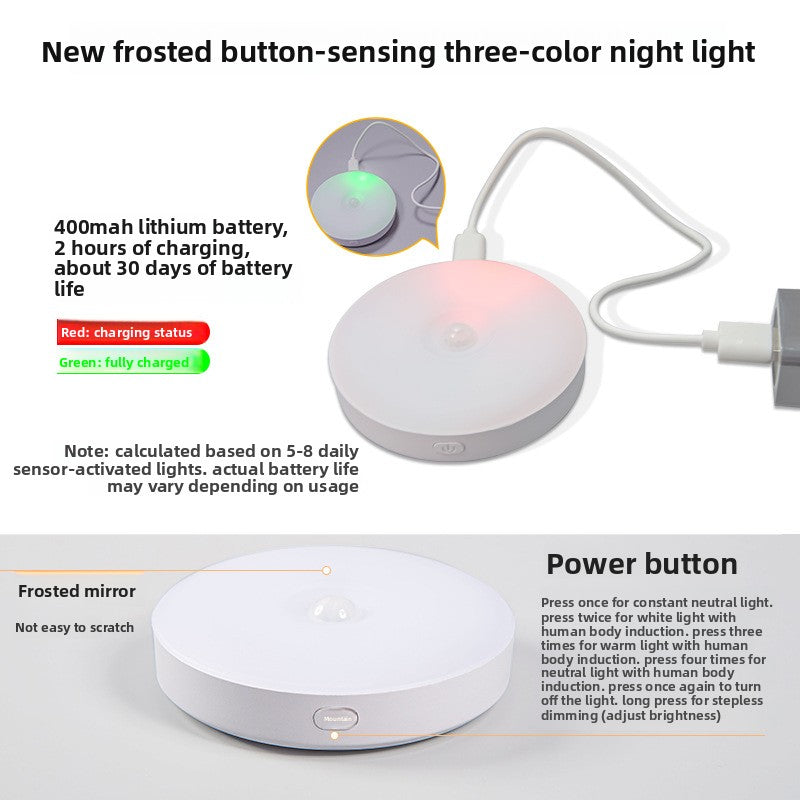 Magnetic night light