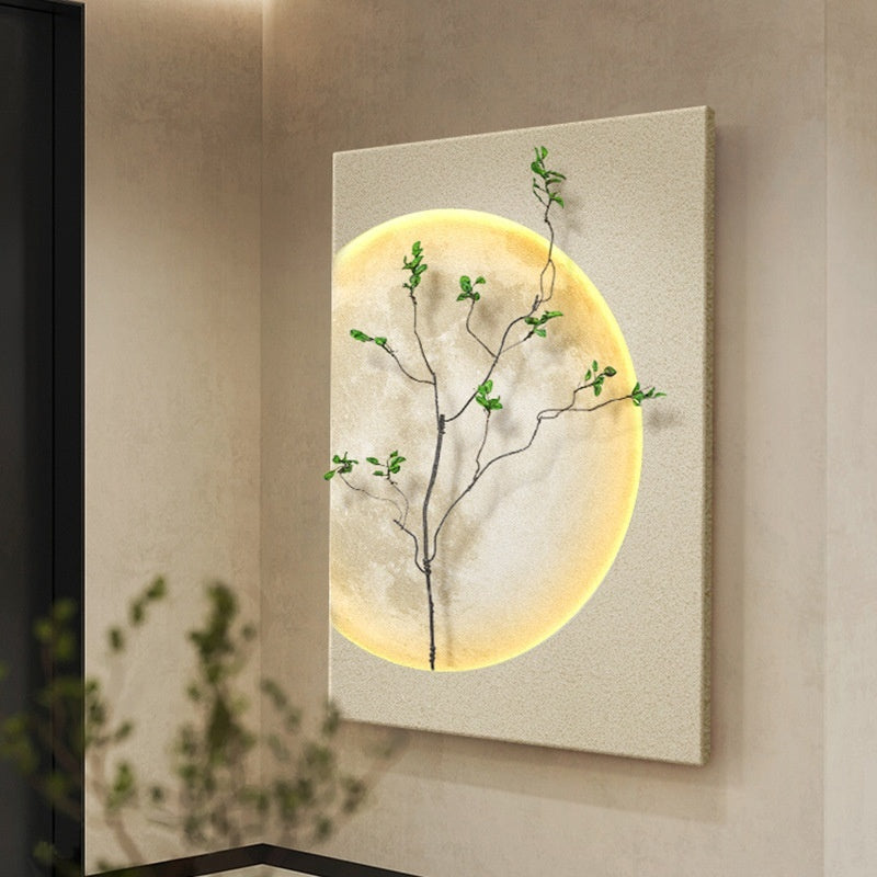 Silent Wind Entrance Painting Moon Mural
