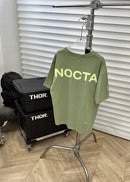 Retro Letter Print Casual Cotton T-shirt