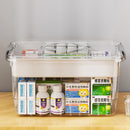 Portable Multi-Layer Transparent Medicine Storage Box