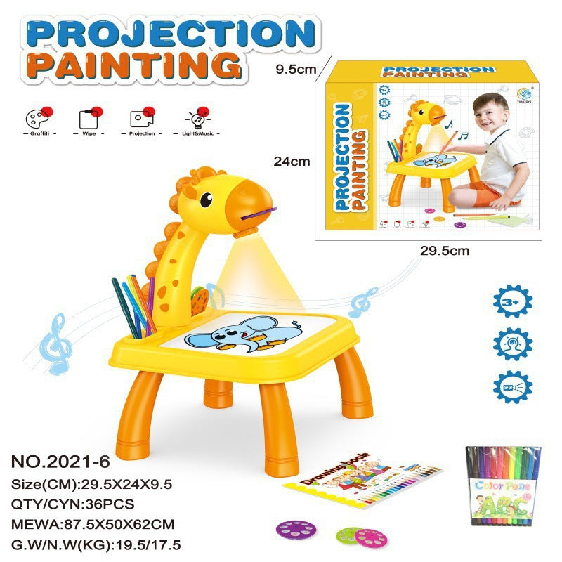 Children's Projection Drawing Table Educational Toy