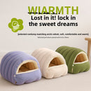 Plush Removable Washable Enclosed Pet Bed for Cats and Dogs