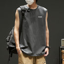 Men's Quick-Dry Sleeveless T-Shirt Loose Fit Workout Top