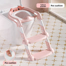 Foldable stepped auxiliary stool toilet