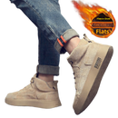 high-top canvas shoes for men