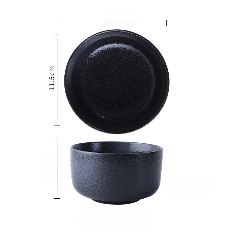 Japanese-Style Porcelain Rice Bowl