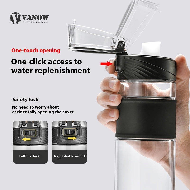 Large Capacity Outdoor Plastic Sports Water Cup