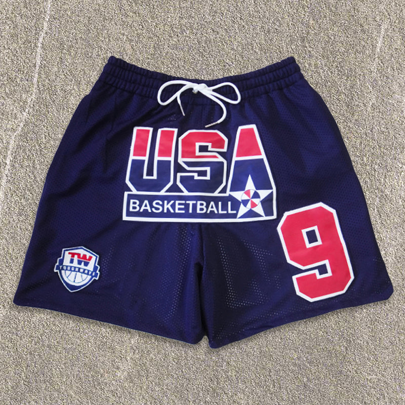 Printed Trendy Casual All-match Mesh Summer Shorts