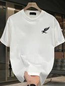 Men's Mesh Print Casual T-Shirt