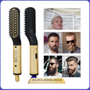 Mini electric beard styling comb for men