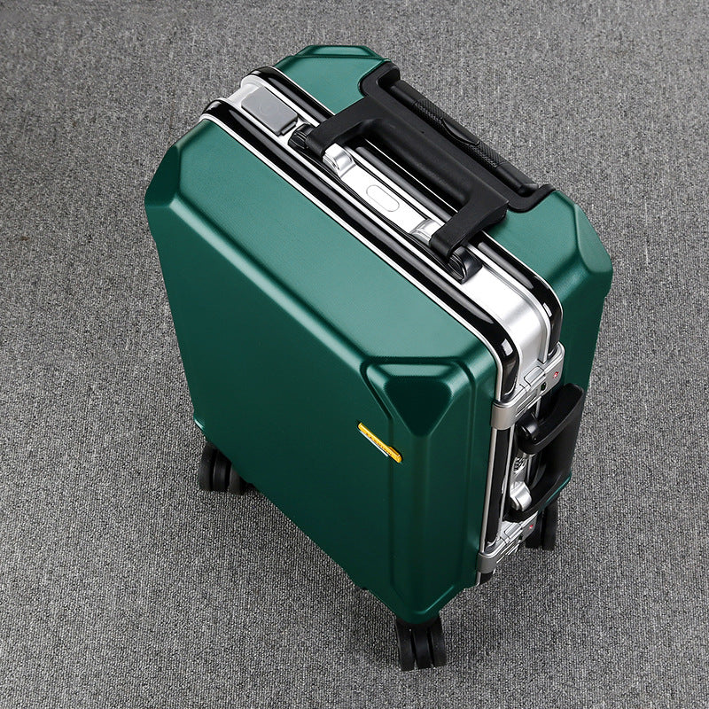 Aluminum Frame Trolley Case with USB Port and Combination Lock