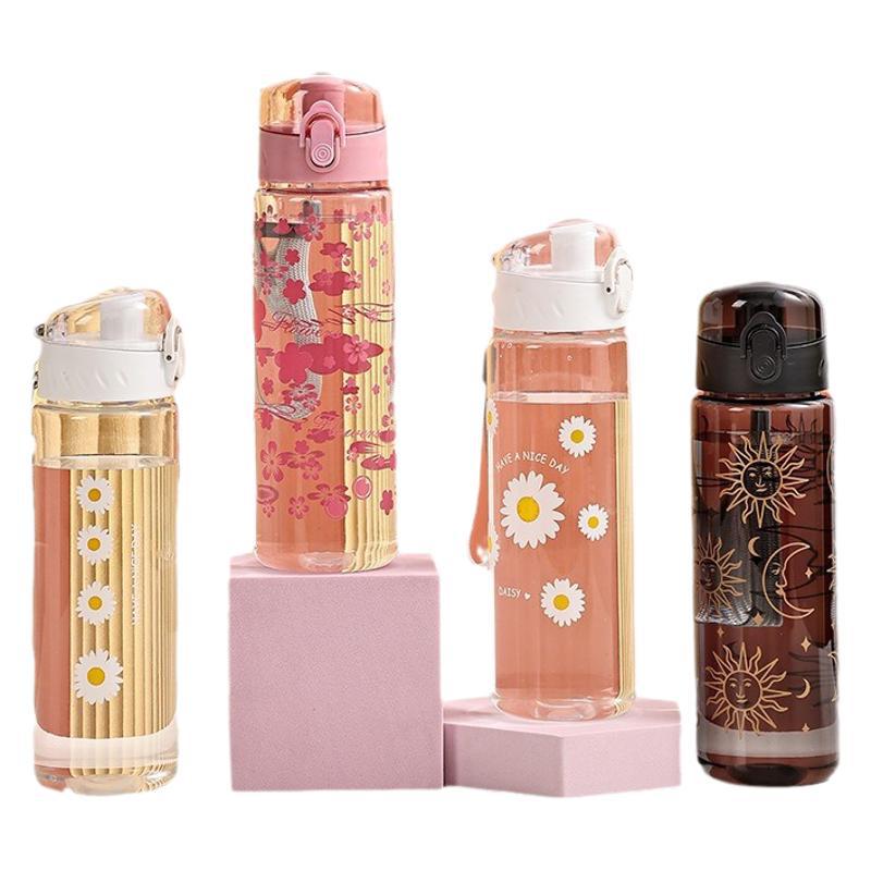 Portable sports water bottle