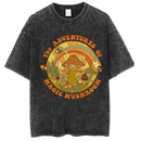 Washed and distressed T-shirt